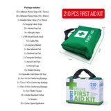 100265 Merge First Aid Kit Medical Set 210 Pieces Travel Emergency Home Office Car ARTG Registered Z233 xxxxxxx You 040326.