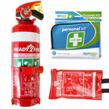 100266 Merge Fire Emergency Kit 1KG ABE Fire Extinguisher Fire Blanket 1x1mt First Aid Kit Z233 xxxxxxx You 040326.