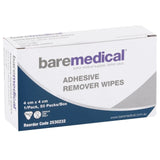 100272 Merge Adhesive Remover Wipes 4cm x 4cm Pack Of 50 Baremedical Z142.
