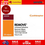 100275 Merge Remove Adhesive Remover Wipe 50 Pieces Z142.