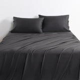 100315 Luxe Bedding Bamboo Cotton 400TC Sheet Set Charcoal Z192 xxxxxxx You.