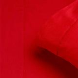 100318 Merge Home Made 180 Thread Count fitted Sheet Red Single Z192 xxxxxxx You