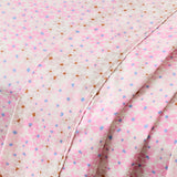 100321 Merge K-D Australian Cotton Sheets Set 180TC Pink Ditsy Size Double Z227.