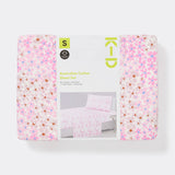 100321 Merge K-D Australian Cotton Sheets Set 180TC Pink Ditsy Size Double Z227.