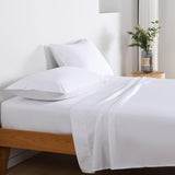 100331 Merge Luxe Bedding Bamboo Cotton 400TC Sheet Set White Queen Size And Pillow Cases Z228 xxxxxxx You 260226.