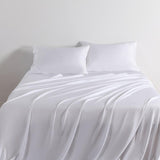 100331 Merge Luxe Bedding Bamboo Cotton 400TC Sheet Set White Queen Size And Pillow Cases Z228 xxxxxxx You 260226.