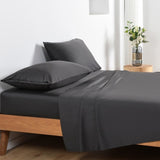 100332 Merge Luxe Bedding Bamboo Cotton 400TC Sheets Set Charcoal Size Queen Z228 xxxxxxx Out 260226.