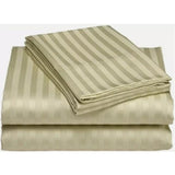 100336 Merge 750TC Queen Size Bed Sheets Set Cotton Stripe Sage Z228 xxxxxxx You 260226.