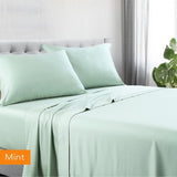 100342 Merge 1200TC Hotel Quality Soft Cotton Rich Sheet Sets Pillowcases Silky Touch Mint Size King Z229 xxxxxxx You.