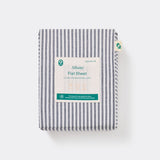 100344 Merge Openook Albany Flat Sheet Blue Stripe King Size Z229 xxxxxxx You 270226.