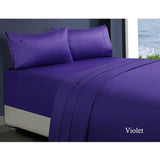 100346 Merge 1000TC 100% Premium Egyptian Cotton Sheet Sets Fitted Flat Sheet Pillowcases Voilet Z229 xxxxxxx You 270226.