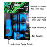 100390 Merge 4xGarden Water Hose Pipe Tap Adaptors Hose Connectors Hosepipe Spray Fittings Z292 xxxxxxx You 280626.