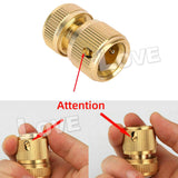 100391 Merge 8 Pcs Brass Garden Lawn Water Hose Pipe Fitting Connector Tap Adaptor 1/2" 3/4" Z292 xxxxxxx You 280626.