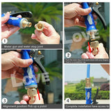 100391 Merge 8 Pcs Brass Garden Lawn Water Hose Pipe Fitting Connector Tap Adaptor 1/2" 3/4" Z292 xxxxxxx You 280626.