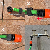 100392 Merge 20PCS Garden Hose Quick Connector Garden Fittings Car Water Hose Tap Adapter Z292 xxxxxxx You 280626.