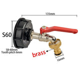 100393 Merge IBC Tank To 1/2" Connector Adapter Fittings Tool S60x6 Yard Garden Water Tape Hose Z292 xxxxxxx You 100393.