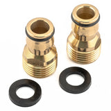 100395 Merge 2Pcs Australian Brass Tap Adaptor Male 15mm 1/2' BSP 12mm Snap On Fitting Hose Z292 xxxxxxx You 280626.