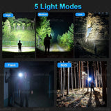 1004120 Merge 9900000 Lumens Super Bright Tactical Flashlight Zoomable Rechargable Torch Light	Z184 xxxxxxx You 250626.