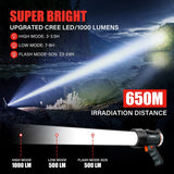 1004122 Merge Topex Rechargeable LED Touch Handheld Spotlight 1000 Lumen IP67 Boating Camping Z184 xxxxxxx You 250626.