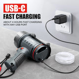 1004122 Merge Topex Rechargeable LED Touch Handheld Spotlight 1000 Lumen IP67 Boating Camping Z184 xxxxxxx You 250626.