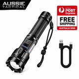 1004124 Merge 1200lm Military Tactical Led Waterproof Torch Rechargeable Flashlight Bright Z184 xxxxxxx You 250626.
