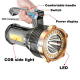 1004127 Merge Powerful 99000000 Lm Led Military Torch USB Rechargeable Tactical Flashlight Z184 xxxxxxx You 250626.