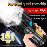 1004128 Merge Super Bright 1000000 LM Torch Led Flashlight USB Rechargable Tactical Light Z184 xxxxxxx You 250628.