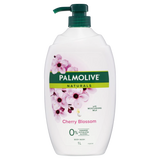 100431 Merge Palmolive Natural Body Wash 1lt  Moisturizing Milk Cherry Blossom Z168.