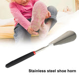 100441 Merge 75cm Telescopic Long Handle Shoehorn Stainless Steel Shoe Horn By 1 Of Z138.