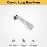 100445 Merge 41CM Lazy Shoe Helper Long Shoe Horn Stainless Steel Z138.