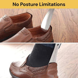 100445 Merge 41CM Lazy Shoe Helper Long Shoe Horn Stainless Steel Z138.