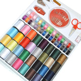 1004503 64 Rolls Sewing Machine Line Thread Spool Set Bobbin Cotton Reel Needle Tape Kit Z253 xxxxxxx You 020426.