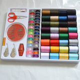 1004503 64 Rolls Sewing Machine Line Thread Spool Set Bobbin Cotton Reel Needle Tape Kit Z253 xxxxxxx You 020426.