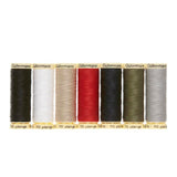 1004508 Gutermann Thread 7 Pack Multicoloured 100m Sewing Rolls Reels Cotton Z253 xxxxxxx You 130626.