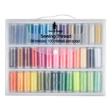 1004509 Timber & Thread 39 Thread Box All Multi coloured Sewing Rolls Reels Cotton Z253 xxxxxxx You 130626.