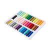 1004514 Merge 50 Multi Colour Thread Spools Bobbins Sewing Machine lass 15 Embroidery Rolls Z253 xxxxxxx You 140626.