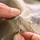 1004520 Merge 12 Pieces Stainless Steel Self Threading Needles Opening Sewing Darning Needles Z298 xxxxxxx You