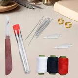 1004521 Merge 36 Pieces Big Eye Steel Needles Set Stainless Steel Sewing Needle Kit With Thread Z298 xxxxxxx You 100726.