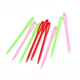 1004524 Merge 20Pcs Random Colours Sewing Needles Length 7cm Plastic Large Eye Blunt Needles Z298 xxxxxxx You 100726.
