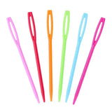 1004524 Merge 20Pcs Random Colours Sewing Needles Length 7cm Plastic Large Eye Blunt Needles Z298 xxxxxxx You 100726.