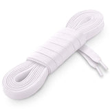 100456 Merge Premium 10mm Wide 100cm long White Shoelaces Flat Sports Sneakers Z254 xxxxxxx You 060426.