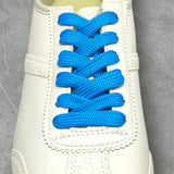 100460 Merge  Flat Shoelaces Blue 1cm Double Layer Athletic For Sneakers Boots 180cm Z254 xxxxxxx You 080426.