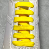 100463 Merge Flat Shoe laces Yellow 1cm Double Layer Athletic For Sneakers Boots 160cm Long Z254 xxxxxxx You 080426.