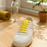 100463 Merge Flat Shoe laces Yellow 1cm Double Layer Athletic For Sneakers Boots 160cm Long Z254 xxxxxxx You 080426.