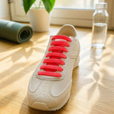 100464 Flat Shoelaces Orange Red 1cm Double Layer Athletic For Sneakers Boots160cm Long Z254 xxxxxxx You 080426.