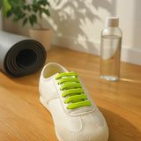 100465 Merge Flat Shoelaces Grass Green 1cm Double Layer Athletic For Sneakers Boots 160cm Long Z254 xxxxxxx You 080426.
