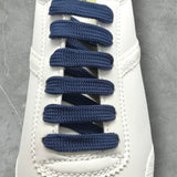 100466 Merge Flat Shoelaces Navy Blue 1cm Double Layer Athletic For Boots 160cm long Z254 xxxxxxx You