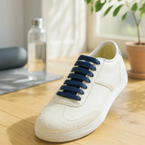 100466 Merge Flat Shoelaces Navy Blue 1cm Double Layer Athletic For Boots 160cm long Z254 xxxxxxx You