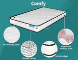 100471 Merge Dreamz Baby Kids Mattress Bed Cot Crib Breathable Firm Cooling Foam 130cm Z326 111026.