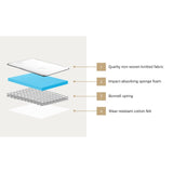100476 Merge Bedra Baby Cot Mattress Reversible Toddler Bed Bonnel Spring Foam 13cm Z326